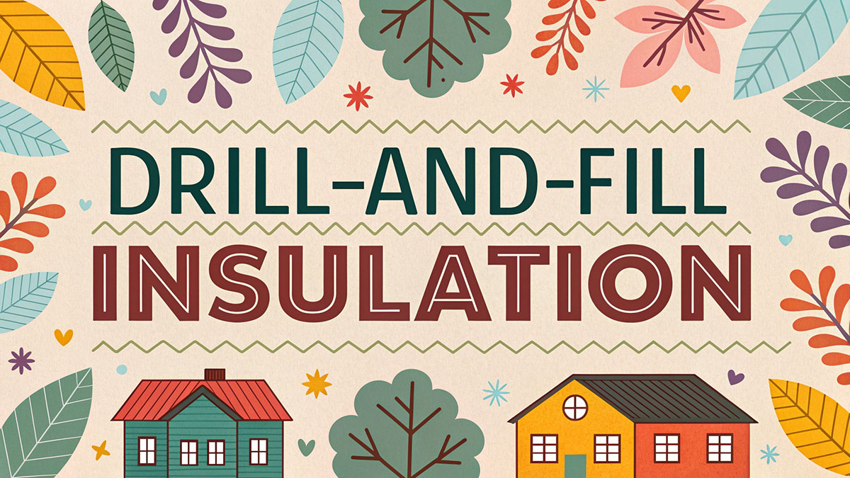 What Is Drill-and-Fill Insulation?