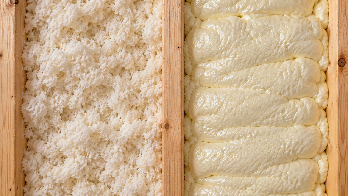 Open Cell vs Closed Cell Spray Foam: What’s the Difference?