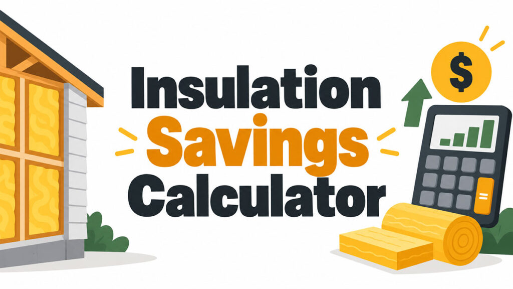 Insulation Savings Calculator