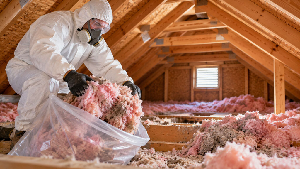 How to Remove Attic Insulation Safely